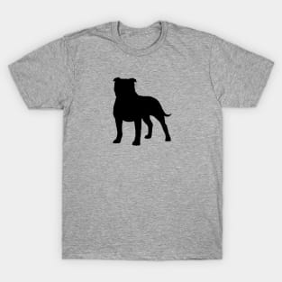 Staffordshire Bull Terrier Silhouette T-Shirt